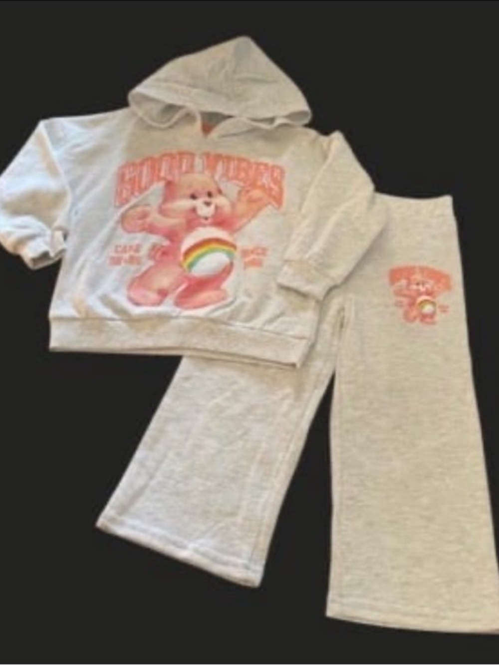 Girls 12 Month Care Bears Hoodie Set